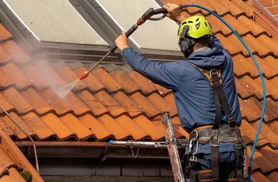 Démoussage et hydrofuge de toiture à Schwobsheim